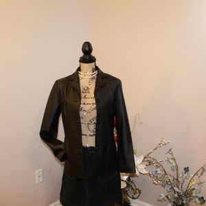 American Leather three button jacket S